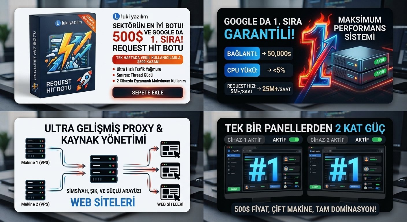 Request Hit Botu  HitBot - Google Hit Botu | Lukiyazilim.com 2026 görsel 1