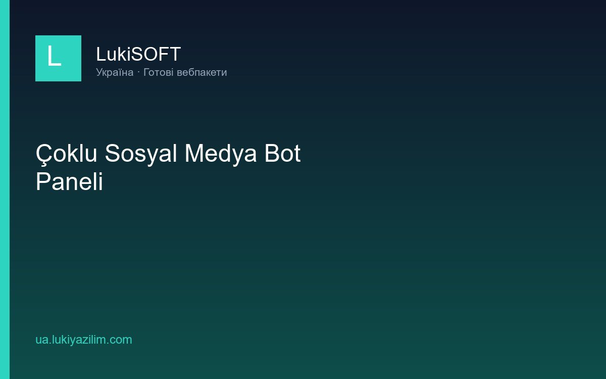 Çoklu Sosyal Medya Bot Paneli